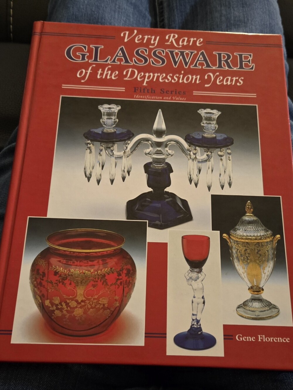 Very Rare Glassware of the Depression Years - Red Hardcover by